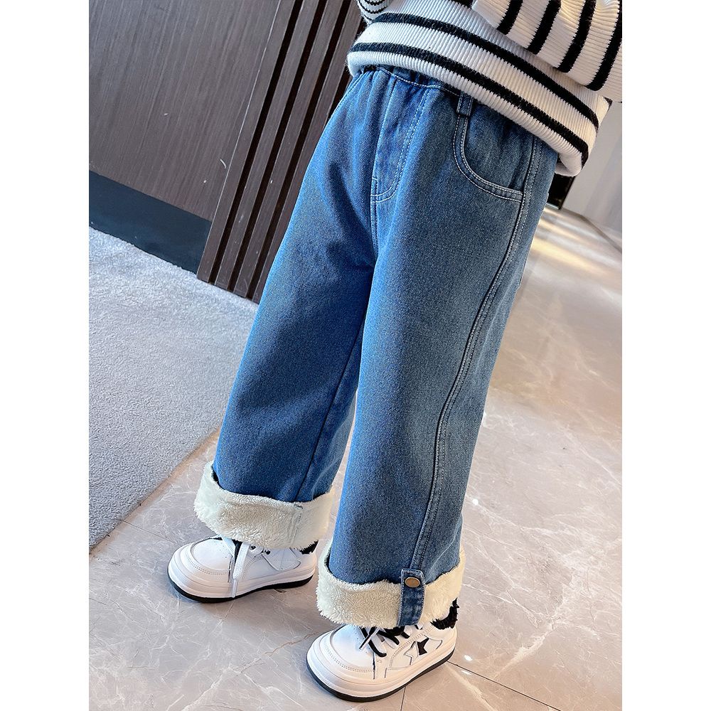 Quần Legging Vải Nhung Thời Trang Thu Đông Mới 2023 Dành Cho Bé Gái