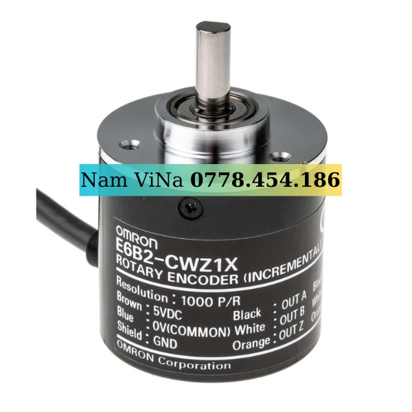 Encoder Bộ Mã Hóa vòng xoay E6B2-CWZ1X 1000 xung - 6 đầu xung