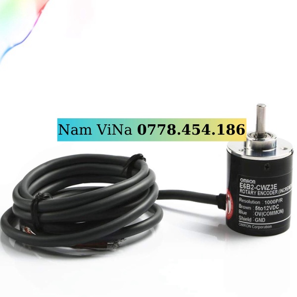 Bộ mã hóa vòng xoay encoder OMRON E6B2 CWZ3E 100 200 360 500 600 1000 1024 2000 P/R  XUNG