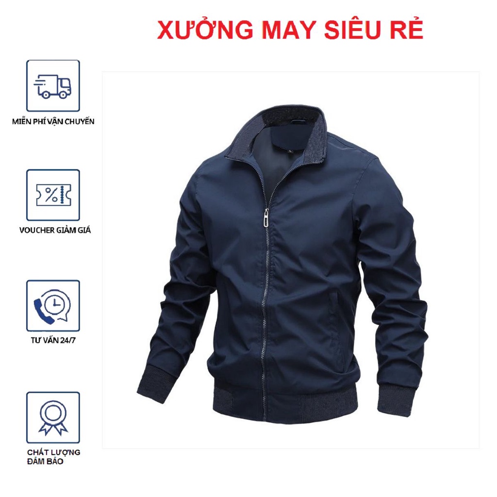 Áo khoác gió cán trơn cao cấp siêu chất hàng rất đẹp-A1006
