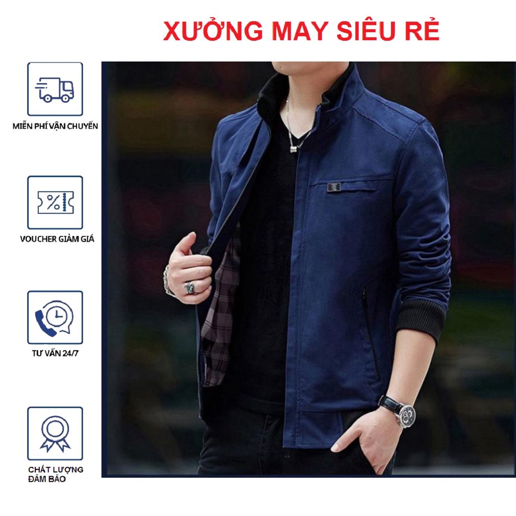 Áo khoát nam cực đẹp túi caro siêu chất bao đẹp-A1000