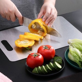 【Bán Sỉ】 ( THỚT INOX CHỮ NHẬT ) Thớt Cường Lực, lau chùi và vệ sinh Dễ Dàng 【iki】TDK C20
