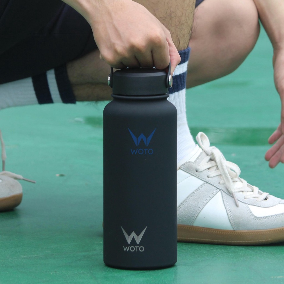 . Bình Giữ Nhiệt Thể Thao 1 Lit, Khắc tên yêu cầu, Woto