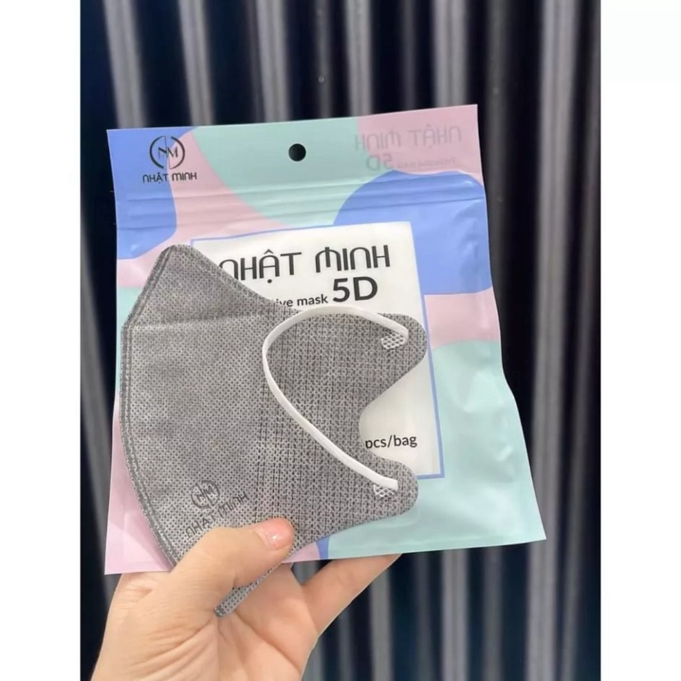 KHẨU TRANG NHẬT NINH 5D MASK 200 CHIẾC 1 HỘP NGĂN KHÓI BỤI VÀ VI KHUẨN CỰC TỐT
