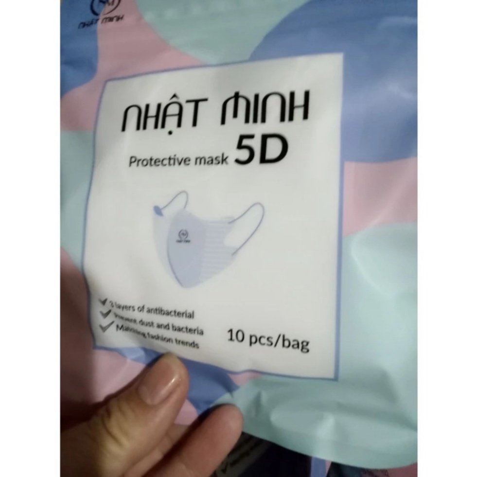 KHẨU TRANG NHẬT NINH 5D MASK 200 CHIẾC 1 HỘP NGĂN KHÓI BỤI VÀ VI KHUẨN CỰC TỐT