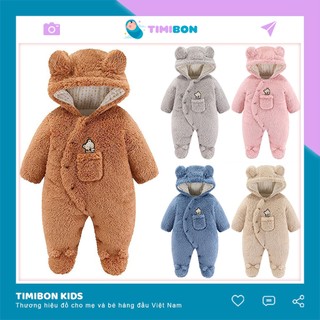    LOẠI 1 CAO CẤP   BODY GẤU LÔNG CAO CẤP CHO BÉ Trai VÀ BÉ GÁI 3 - 12kg - Body Ủ Ấm Cho Bé Yêu -  BDD9  