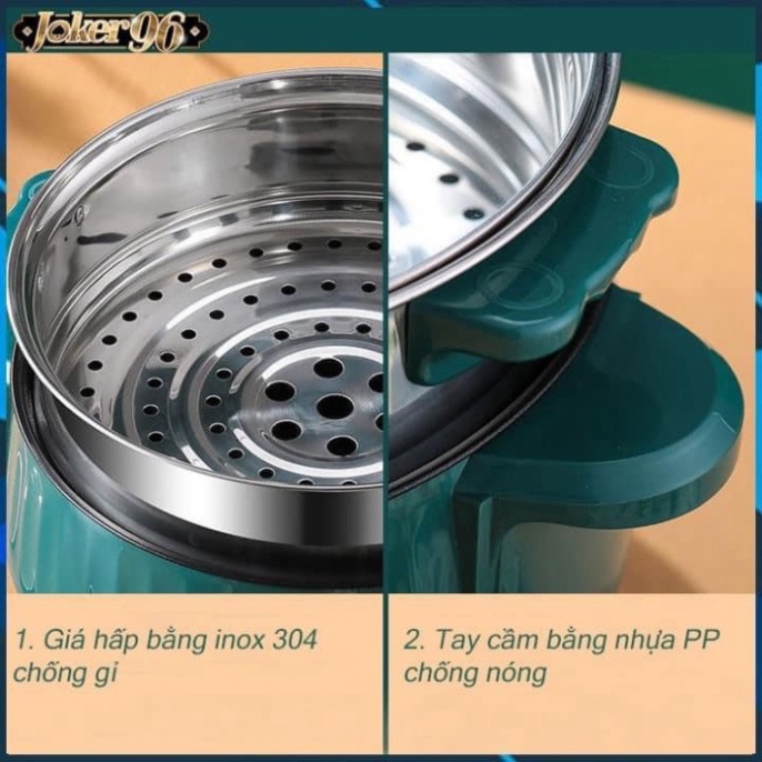 NÔI LẨU ĐIỆN ĐA NĂNG 2 TẦNG CÔNG SUẤT 1000W, NỒI LẨU ĐIỆN MINI SIÊU TIỆN LỢI CHO GIA ĐÌNH 2023