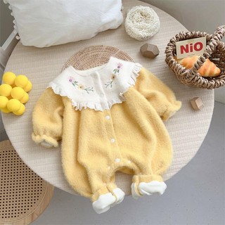 Áo sweater Vải Nhung Dày Dặn Ấm Áp Phong Cách Hàn Quốc Cho Bé Gái