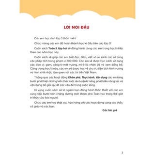 Sách - TOÁN 3 - Bình Minh (Tập 2)