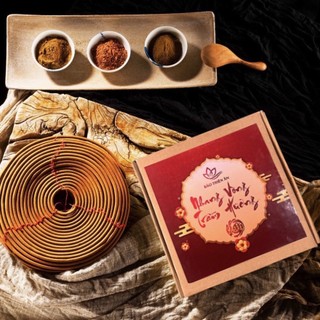 Nhang Vòng Trầm Hương 24h Tự Nhiên Ít Khói Thơm Lâu Không Đậu Tàn Thắp Bàn thờ Gia Tiên PHƯƠNG BẢO ÂN
