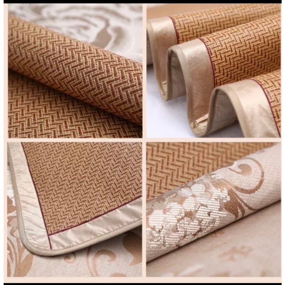 CHIẾU MÂY , CHIẾU ĐIỀU HOÀ MUJI HÀNG LÓT LỤA LOẠI 1 .