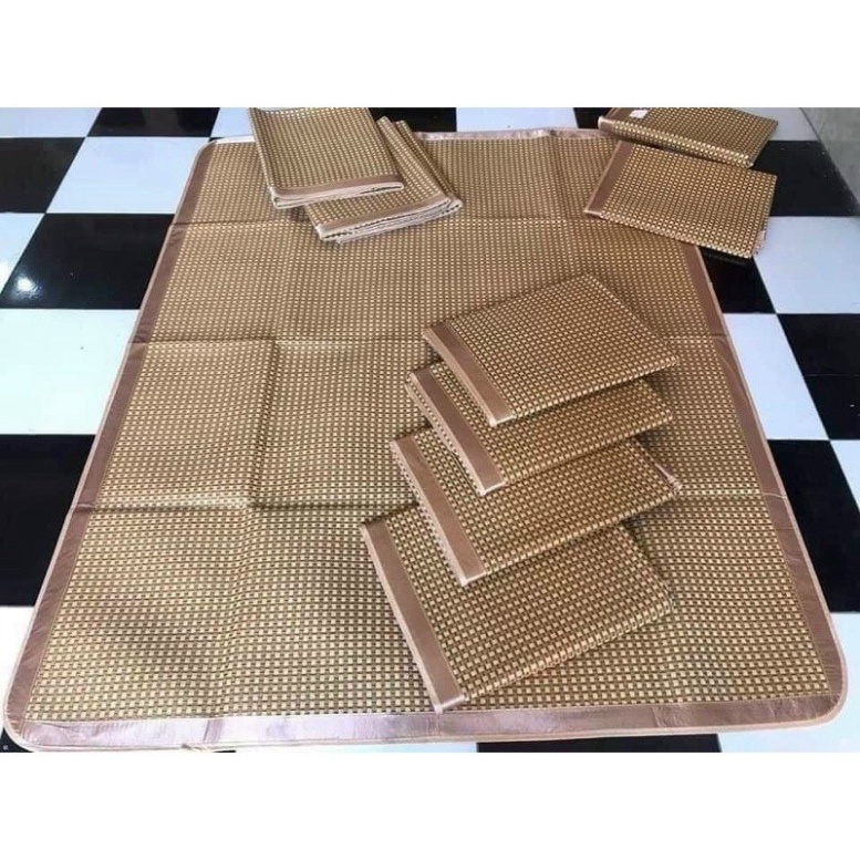 CHIẾU MÂY , CHIẾU ĐIỀU HOÀ MUJI HÀNG LÓT LỤA LOẠI 1 .