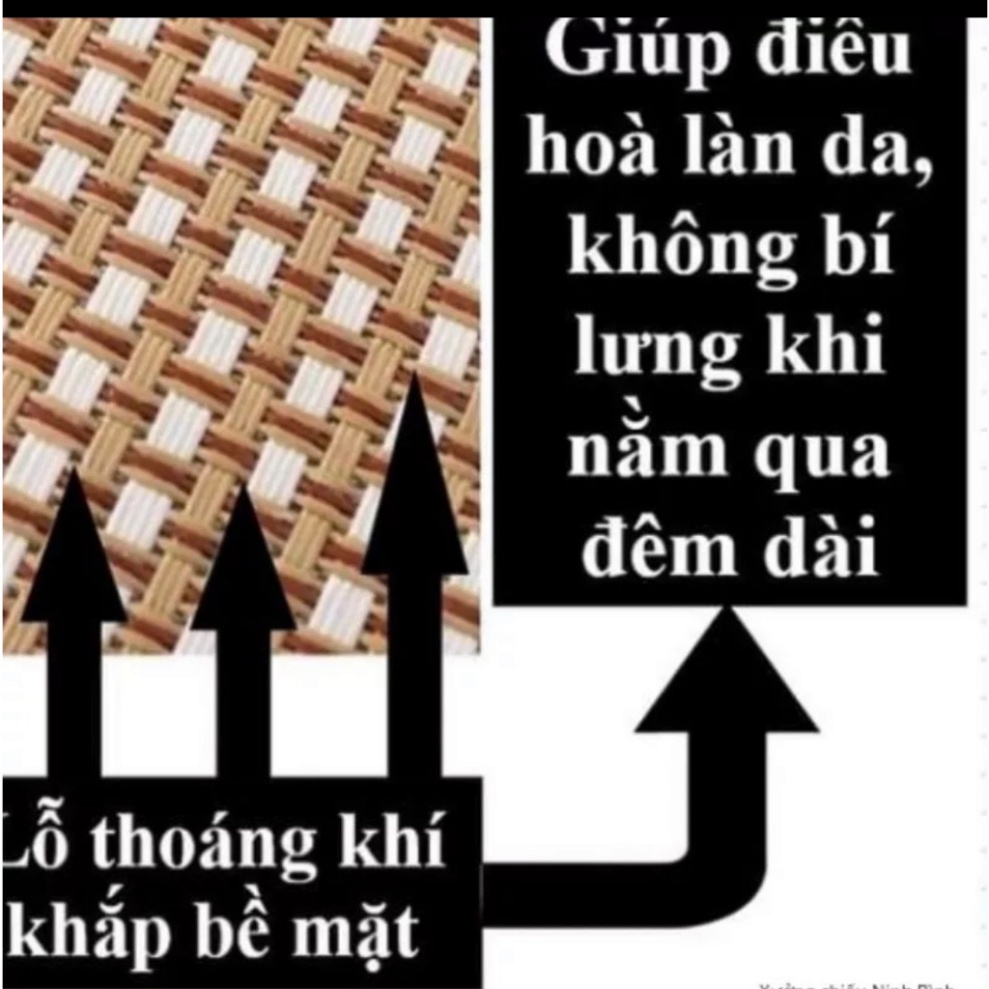 CHIẾU MÂY , CHIẾU ĐIỀU HOÀ MUJI HÀNG LÓT LỤA LOẠI 1 .