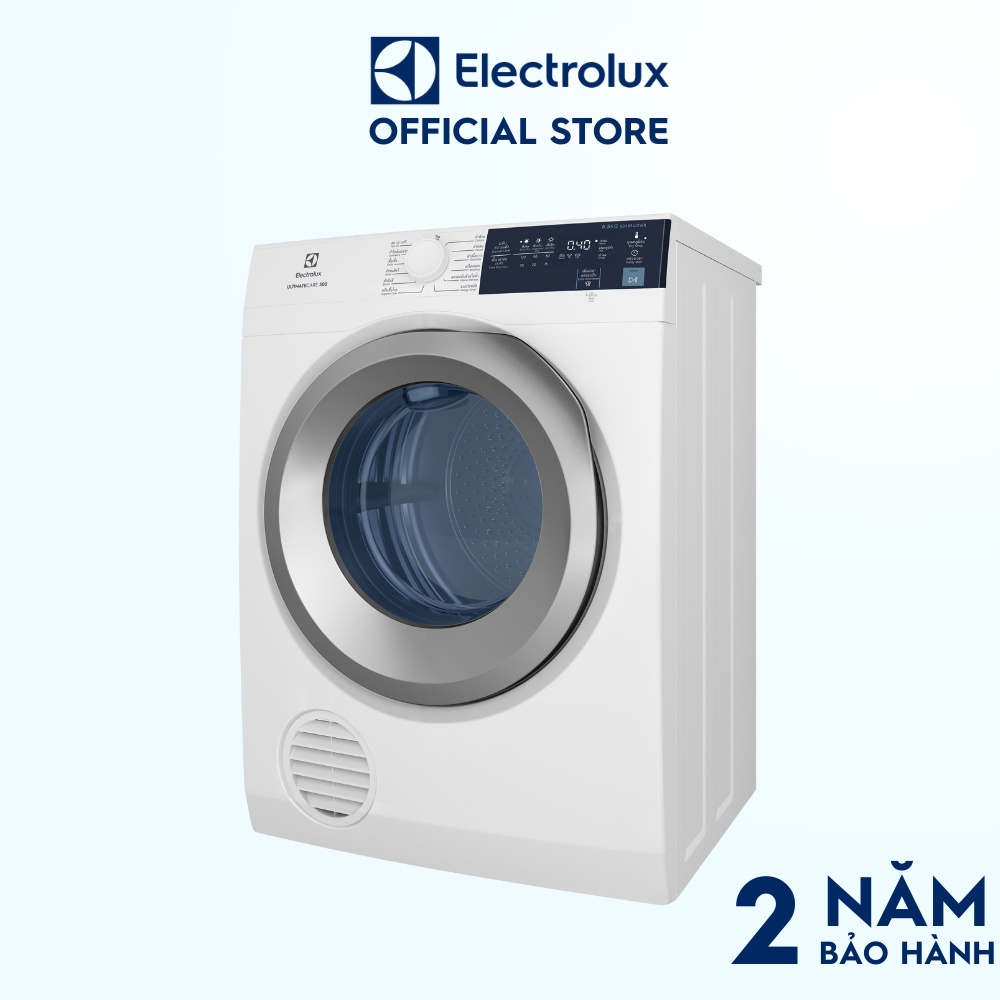 Miễn phí giao lắp toàn quốc - Máy sấy thông hơi Electrolux 8.5kg UltimateCare 300 - EDS854J3WB - Làm mới áo quần