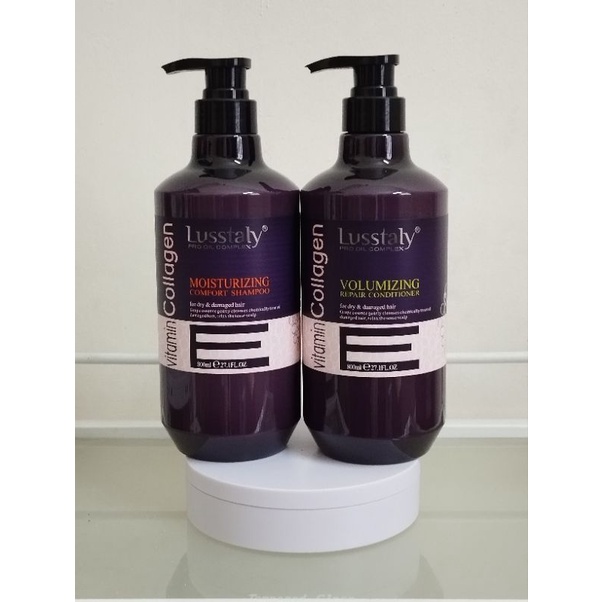 Dầu Gội - Xả siêu mượt Lusstaly Vitamin E Collagen chính hãng Cty Thái Hương