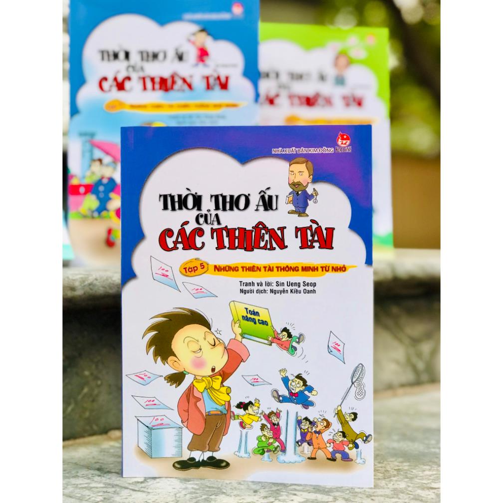 Sách - Combo Thời thơ ấu của các thiên tài  - NXB Kim Đồng