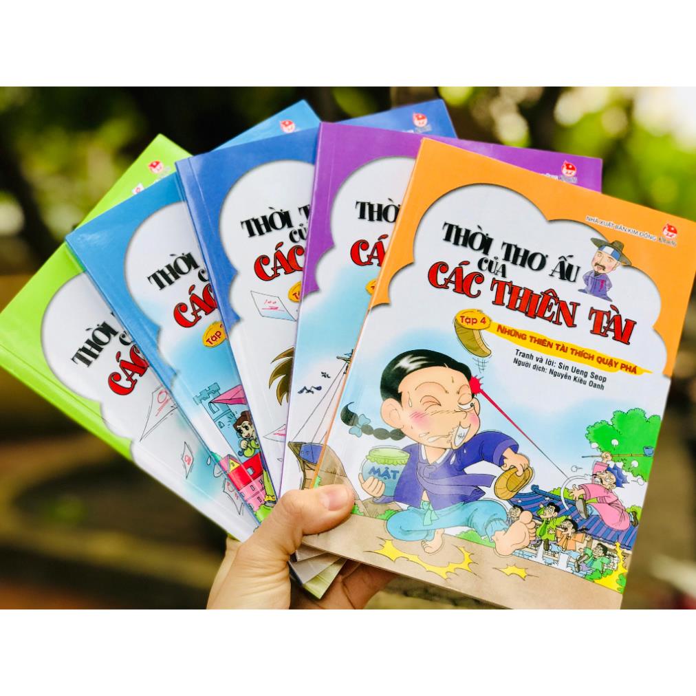 Sách - Combo Thời thơ ấu của các thiên tài  - NXB Kim Đồng