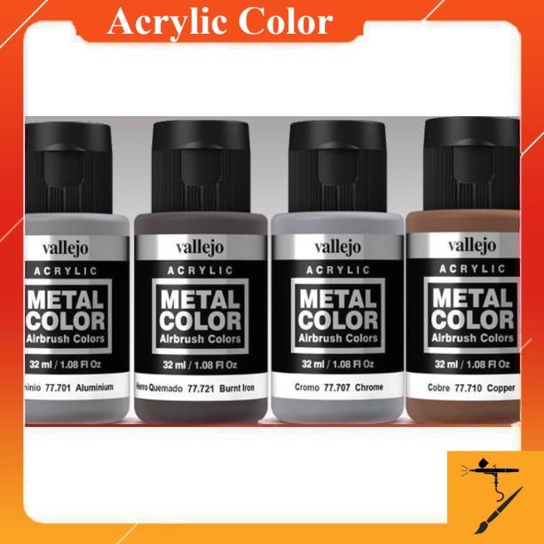 Sơn vallejo kim loại metal color 77701-77725