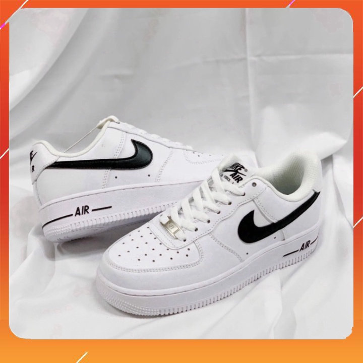 Giày_Nike Nam Nữ, Giày AF1 Trắng Đen Hàng Cao Cấp Full Box Xmenshop2