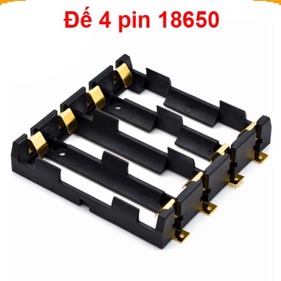 Đế pin 18650 chân đồng mạ vàng hàn PCB