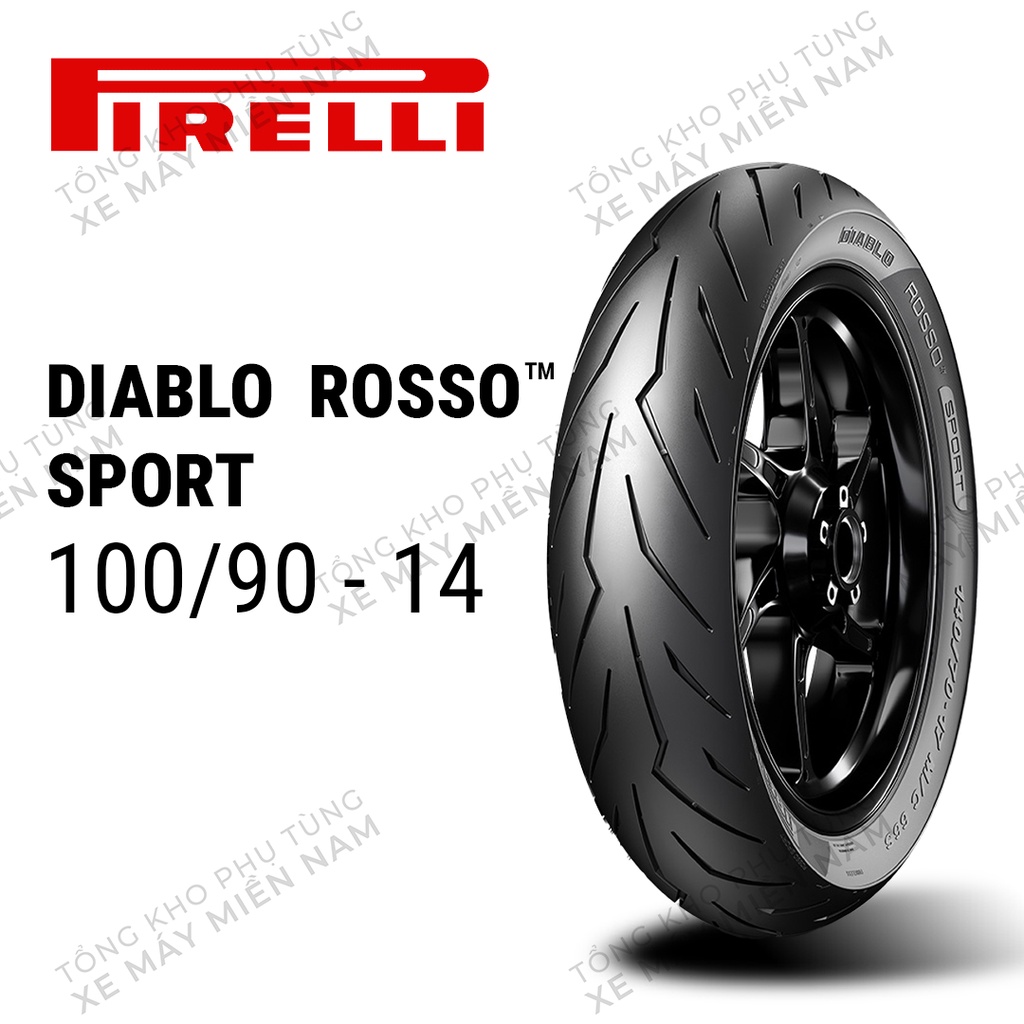 Vỏ xe Pirelli ROSSO SPORT 100/90-14