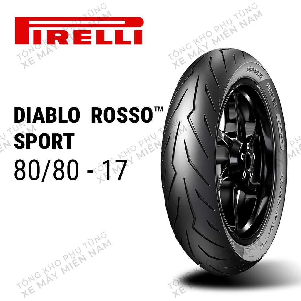 Vỏ xe Pirelli ROSSO SPORT 80/80 - 17