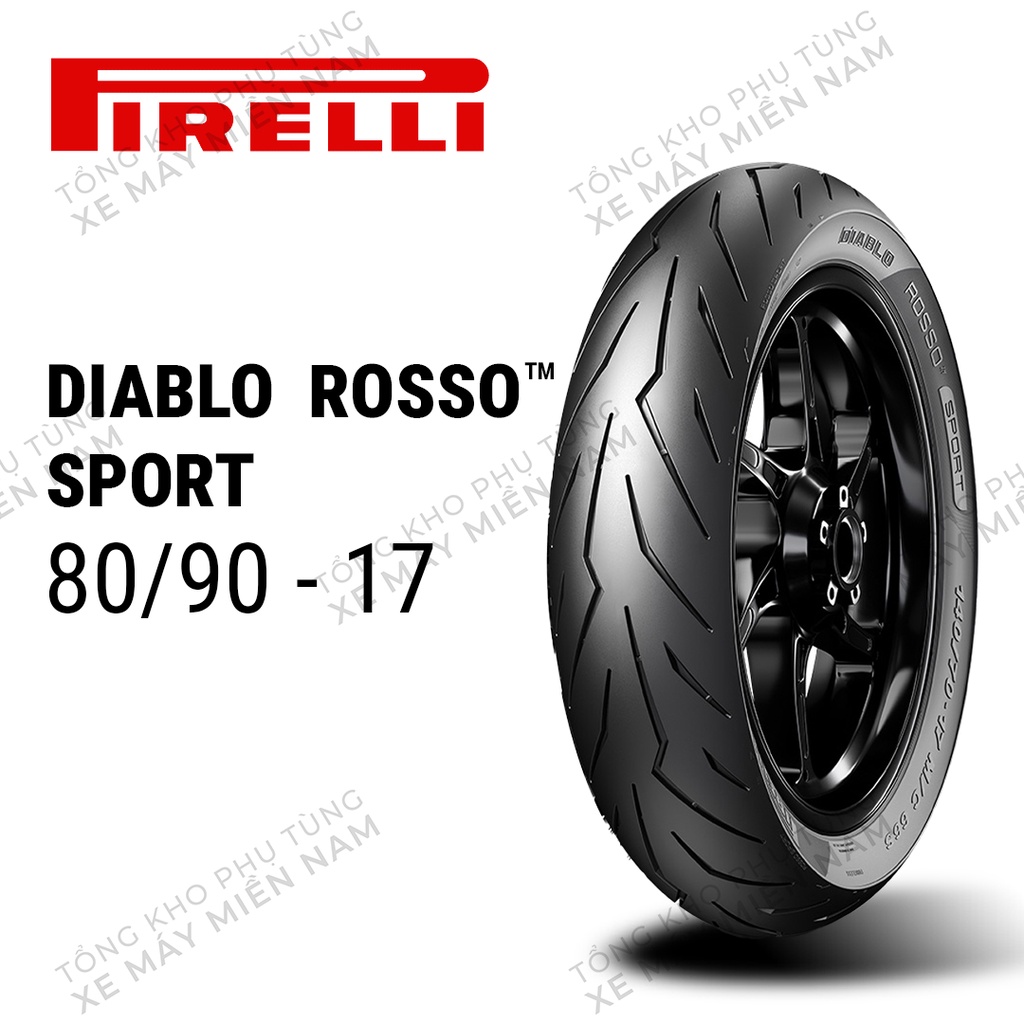 Vỏ xe Pirelli ROSSO SPORT 80/90 - 17