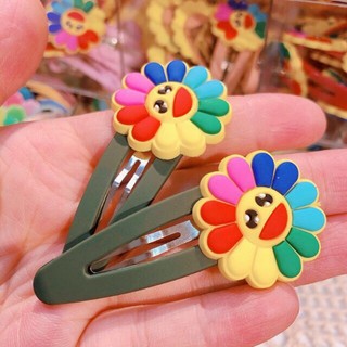 Set 5 kẹp tóc hoa mặt cười siêu yêu cho bé🍒FREESHIP🍒Combo 5 kẹp tóc cho bé hoa hướng dương kute