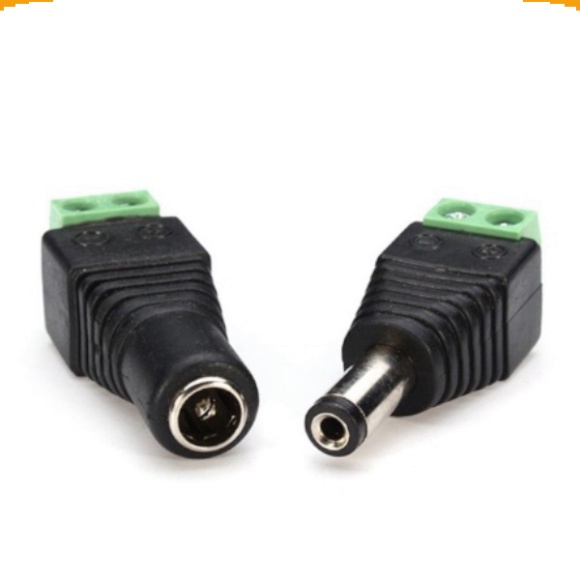 Jack nối nguồn DC 5.5x2.1mm 10A vặn vít
