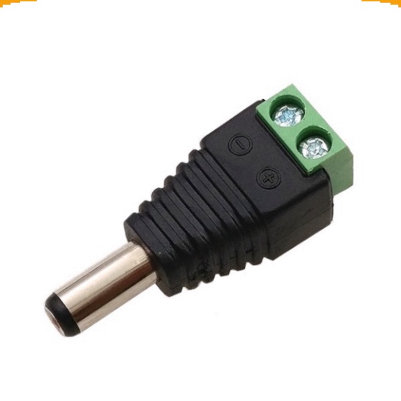 Jack nối nguồn DC 5.5x2.1mm 10A vặn vít
