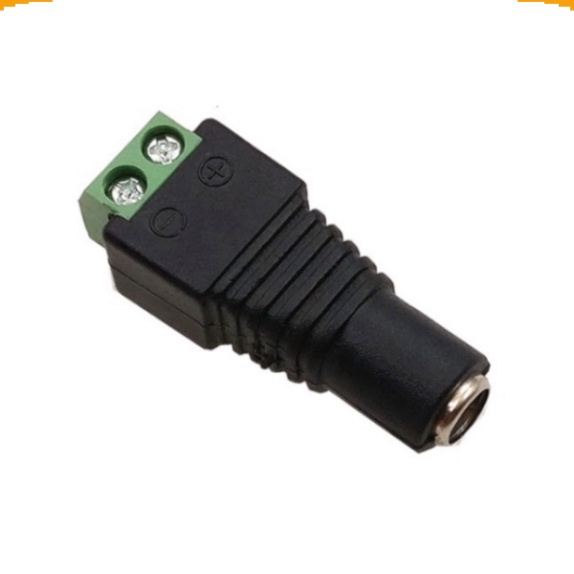Jack nối nguồn DC 5.5x2.1mm 10A vặn vít