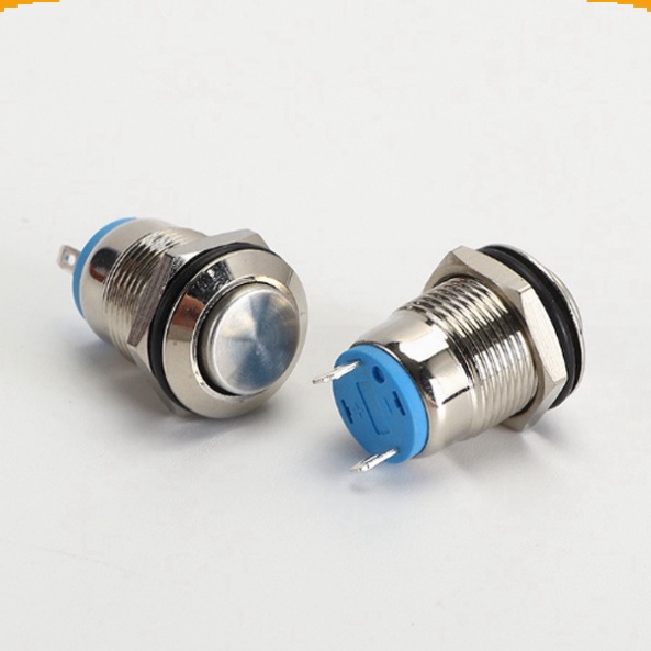 Nút nhấn chống nước đầu cao  lỗ khoét 12mm/16mm/19mm/22mm