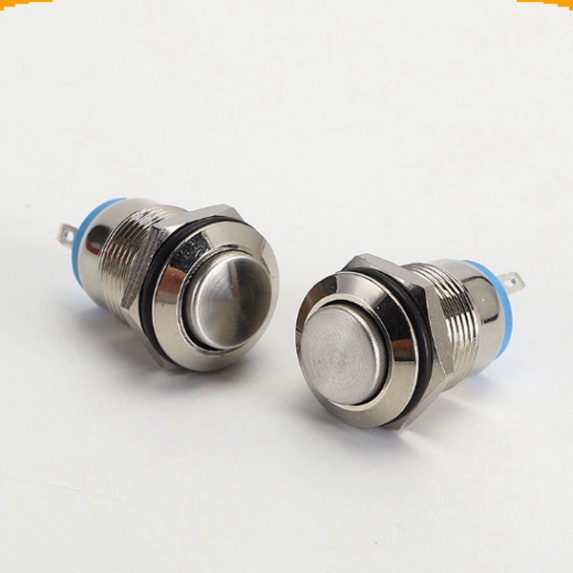 Nút nhấn chống nước đầu cao  lỗ khoét 12mm/16mm/19mm/22mm