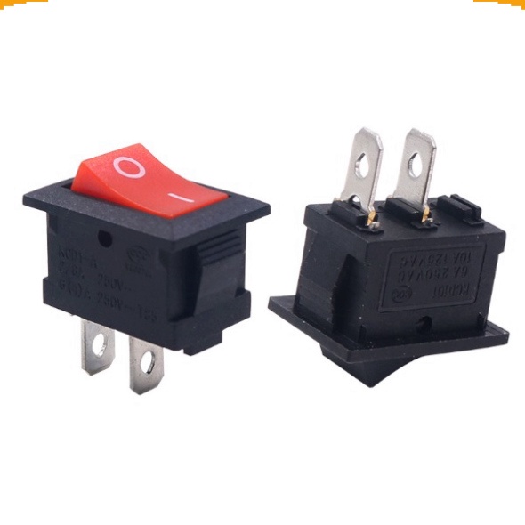 Công tắc bập bênh KCD1-101 6A-250V 15x21mm