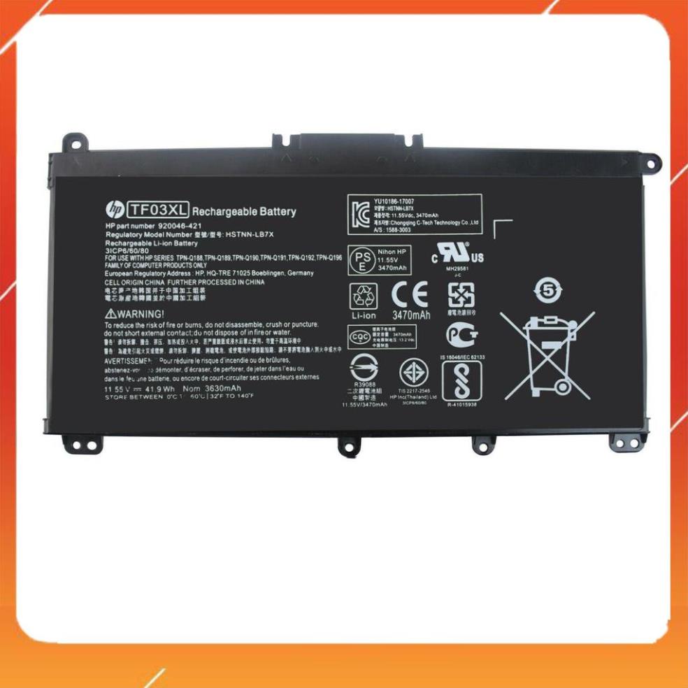 Pin Laptop HP Pavilion 15-cc 14-BF 15-cd 17-ar 14-BK TF03XL 14bf 14bk 15cc 15cd