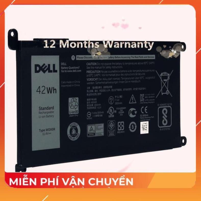 HCM[Pin zin] Pin laptop Dell Vostro 15 5568 P62F P62F001 WDX0R 42Wh