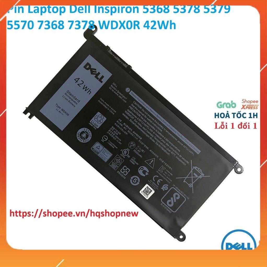 HCM[Pin zin] Pin Laptop Dell Inspiron 5368 5378 5379 5570 7368 7378 WDX0R 42Wh
