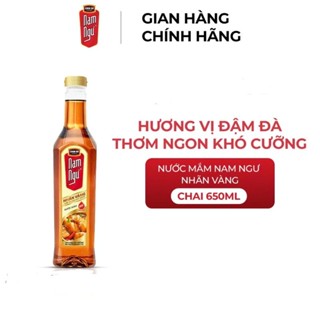 sản phẩm tốt cho sức khoẻ cao đạm Nước Mắm Chấm Nam Ngư Nhãn Vàng chai 650ml