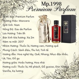 Nước hoa Mancera Red Tobacco - [Official]