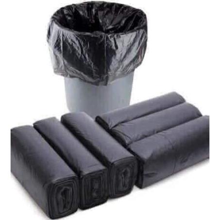 Túi đựng rác tự phân hủy màu đen loại to 55x65cm Túi rác sinh học an toàn - G080