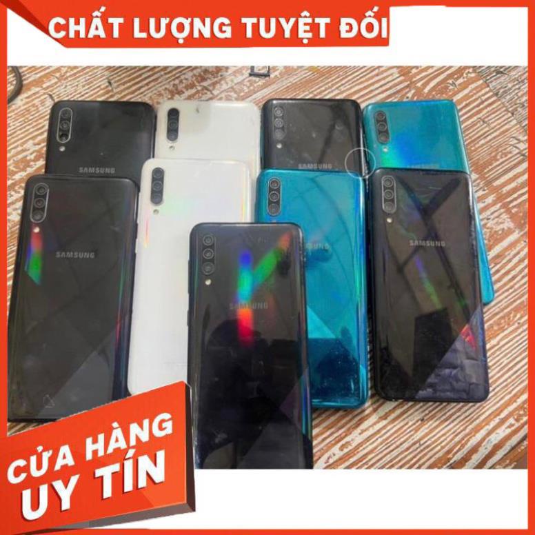 Xác điện thoại Samsung A30s hư màn hình,mã A30s bao main rin full chức năng. BH 36 tháng