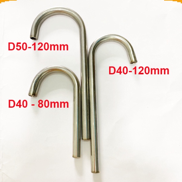 Vòi Inox D40 hoặc D50 dài 120mm / 80mm dùng thiết kế máy rót nước