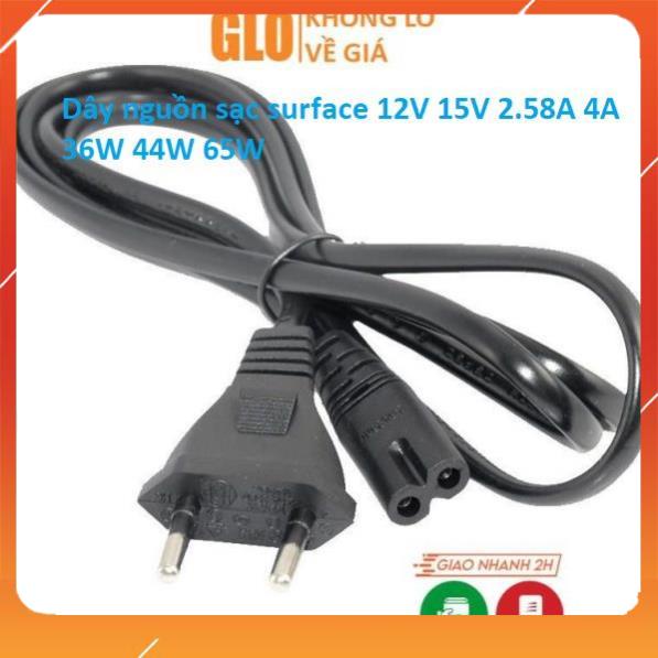 [Loại xịn] Dây nguồn sạc surface 12V 15V 2.58A 4A 36W 44W 65W