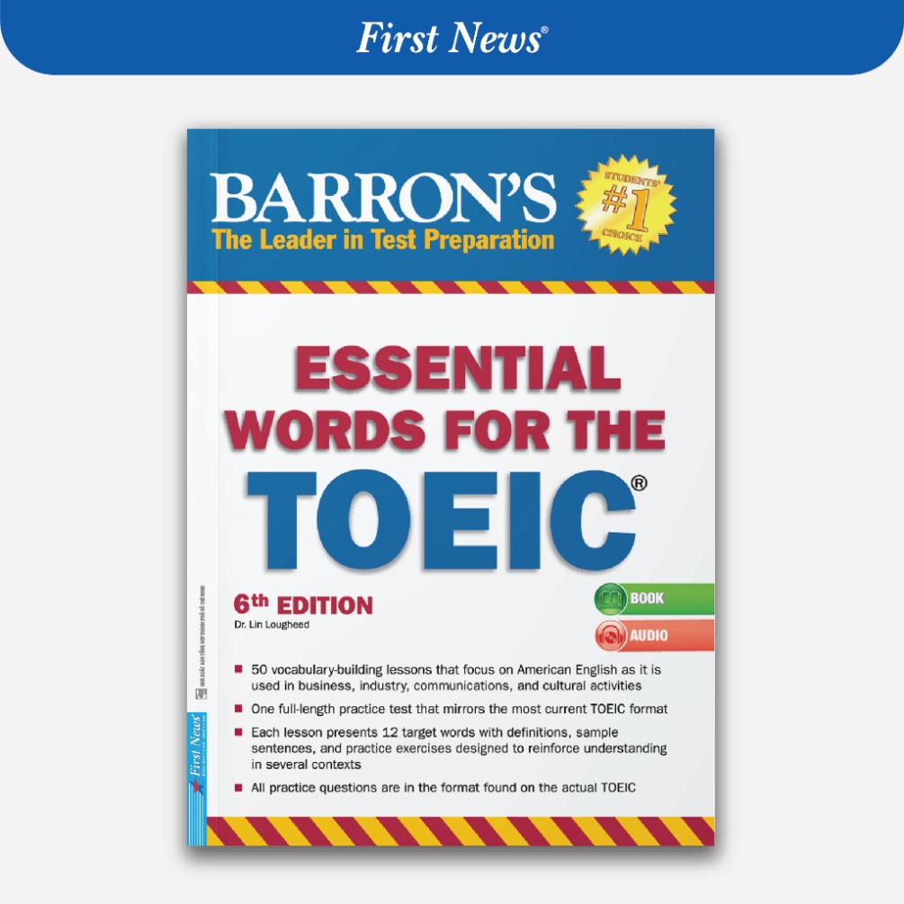 Sách - Barron's Essential Words For The TOEIC (6th Edition) - FN