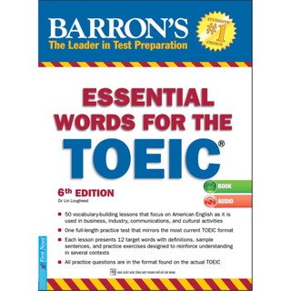 Sách - Barron's Essential Words For The TOEIC (6th Edition) - FN