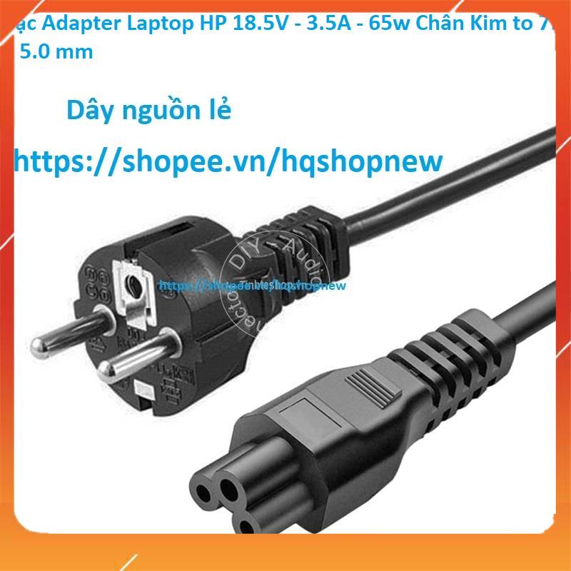 Sạc Adapter Laptop HP 18.5V - 3.5A - 65w Chân Kim to