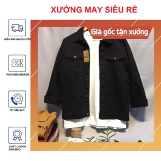 [J02] Áo khoác nam nữ cặp đôi unsiex Áo khoát kaki jean đẹp hottrend - 167989440.2623103363