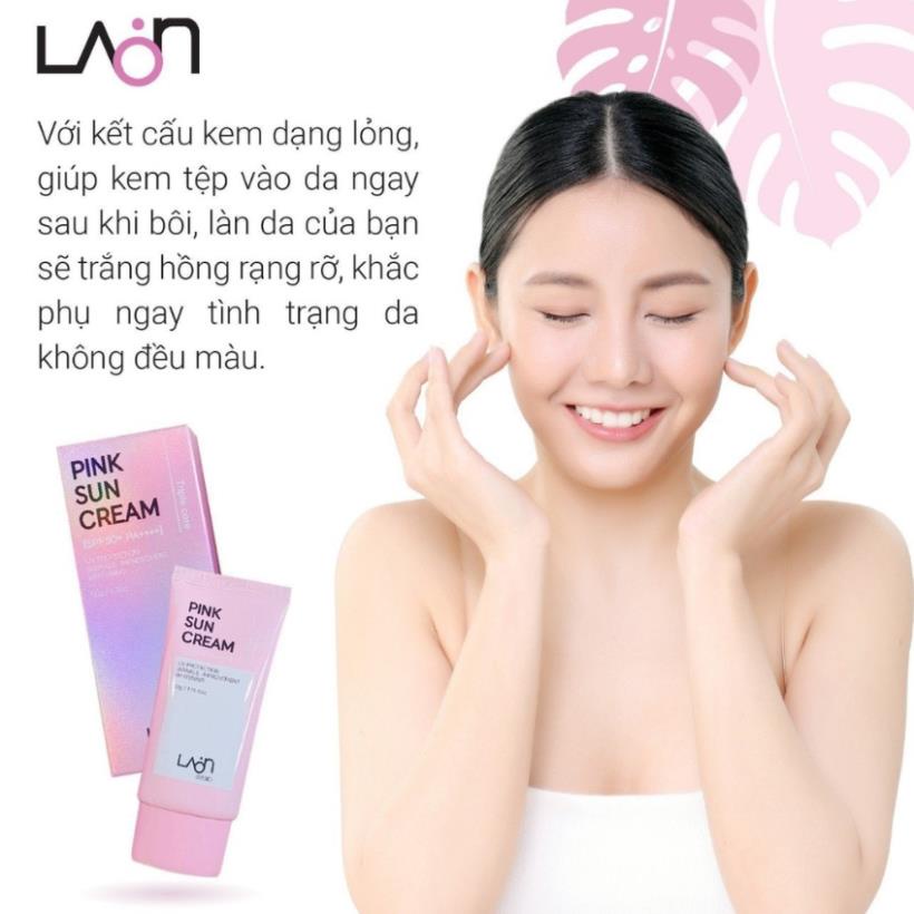 Kem chống nắng phổ rộng Pink Sun Cream chống tia UVA/UV spf 50 PA++++ 50g Hàn Quốc - PINK SHOP