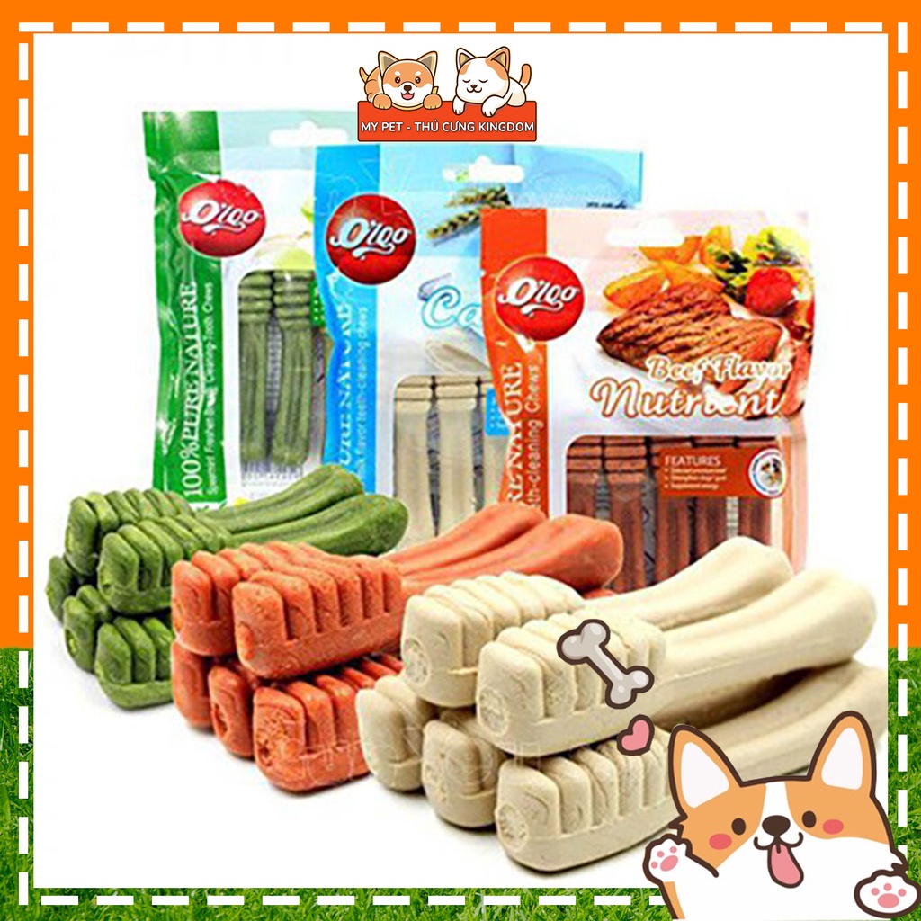 Xương gặm cho chó Orgo xương gặm sạch răng cho chó, bổ sung canxi... - Mypet - TT161
