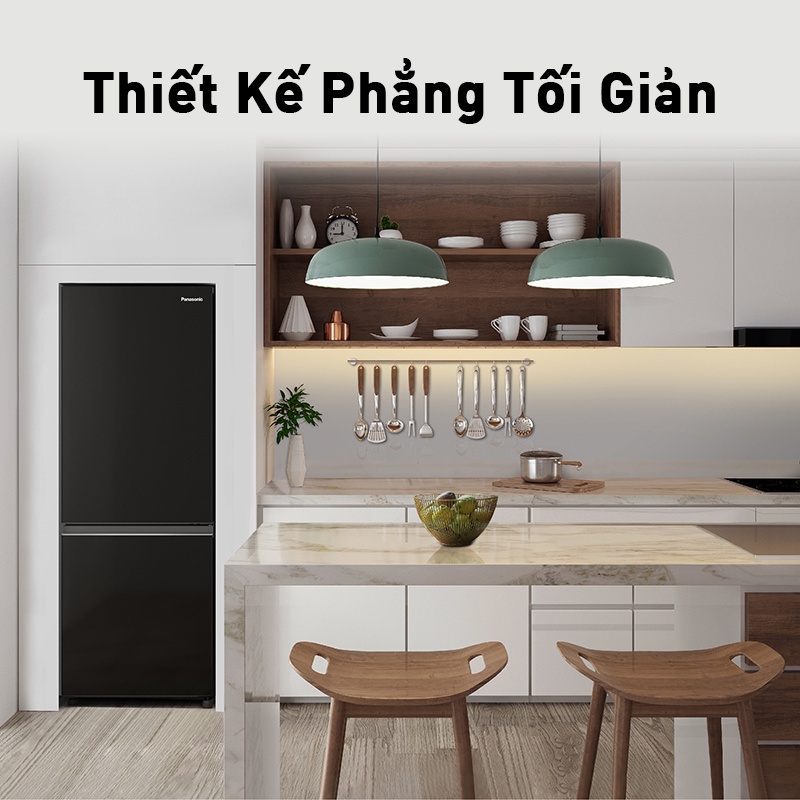 [TRẢ GÓP 0%] Tủ lạnh Panasonic Diệt Khuẩn 255L NR-SV281BPKV Cấp Đông Mềm - Ngăn Đá Dưới